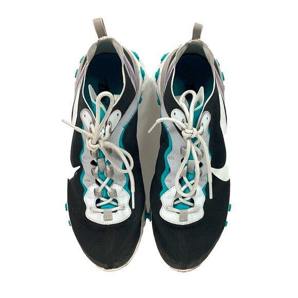 Nike React Element 55-Mens 10.5-Black/Aqua \'Pure Platinum/Wolf Gray\'- BV1507-001 main image 4